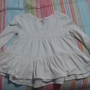 Old Navy 3t cream ls dress